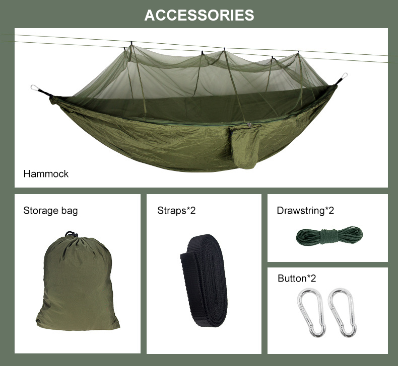 Cheap Goat Tents Outdoor Camping Hammock Portable Ultralight Tent 1 2 Person Hanging Bed with Mosquito Net Ultralight Tourist Sleeping Hammock   